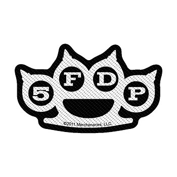 Five Finger Death Punch Standard Patch: Knuckles Cut-Out (Loose)