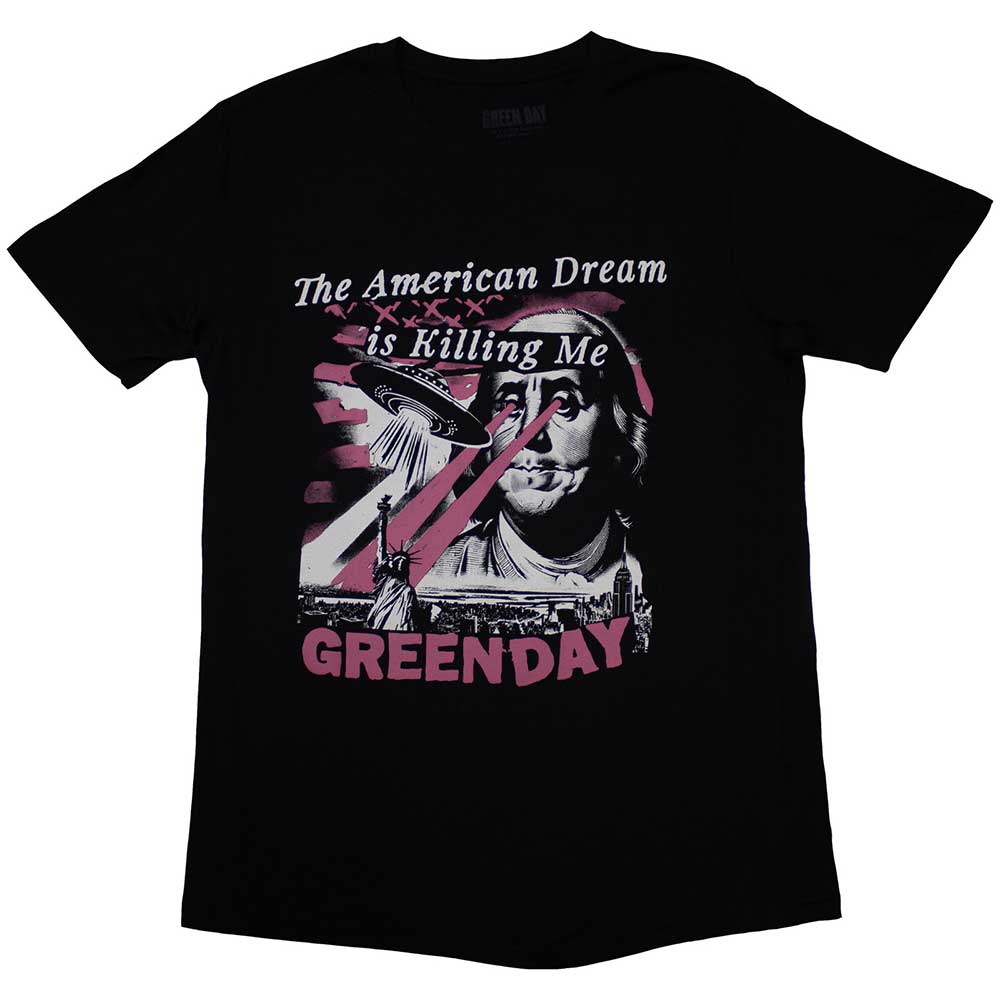 Green Day Unisex T-Shirt: American Dream (Medium)