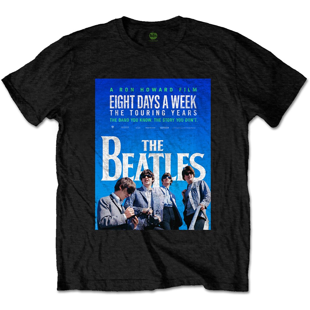 The Beatles Unisex T-Shirt: 8 Days a Week Movie Poster (Large) - 2