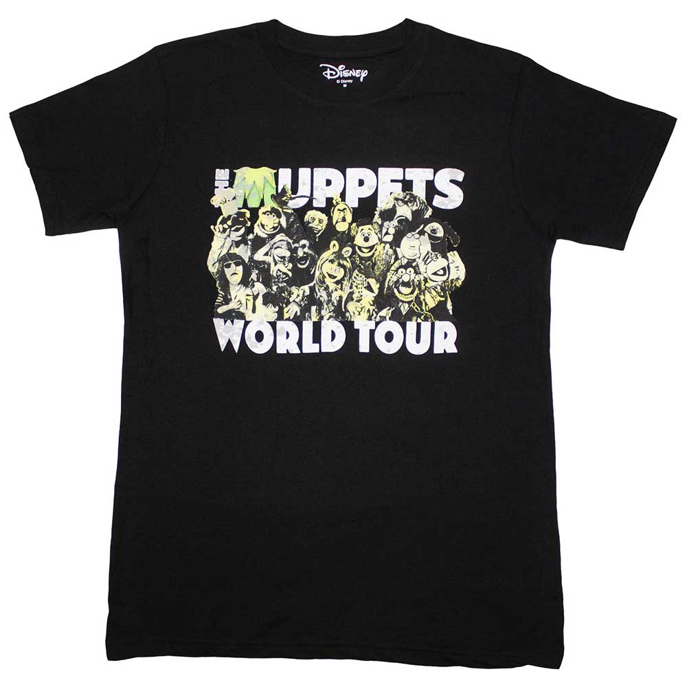 The Muppets Unisex T-Shirt: World Tour (Medium)
