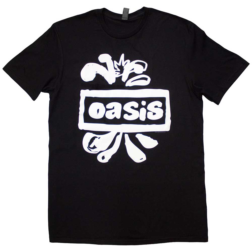 Oasis Unisex T-Shirt: Logo Splat (Small)