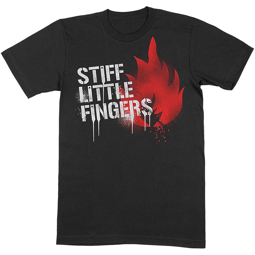 Stiff Little Fingers Unisex T-Shirt: Graffiti (Small)