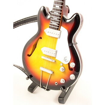 Minigitarr: Beatles - John Lennon - Epiphone Casino Sunburst 1965