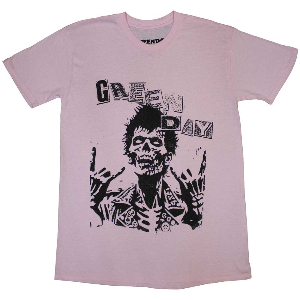 Green Day Unisex T-Shirt: Savior Zombie (Medium)