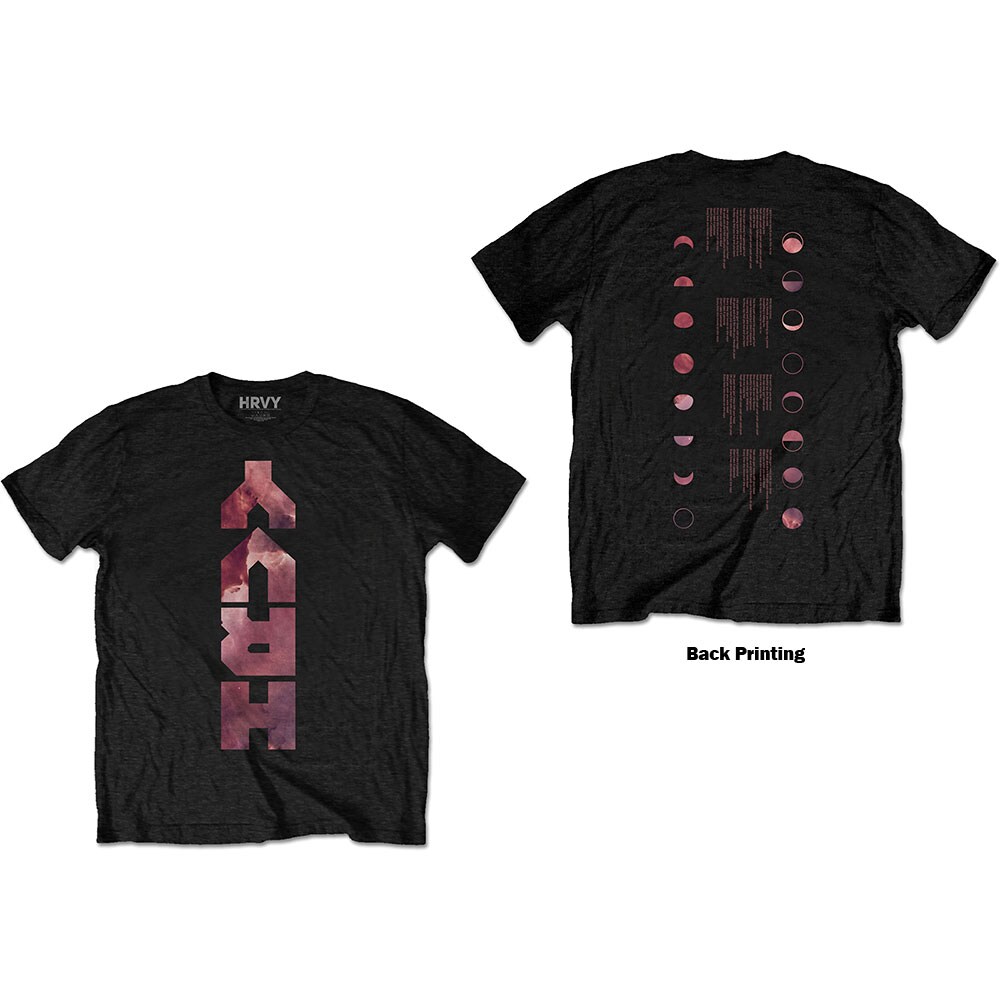 HRVY Unisex T-Shirt: Personal Lyrics (Back Print) (X-Large)