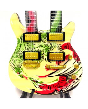 Minigitarr: Carlos Santana - Double Neck Dragon Signature