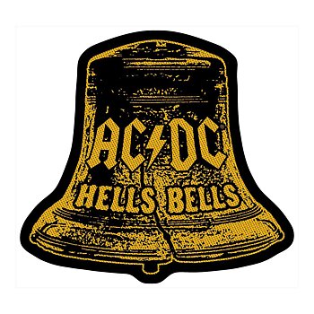 AC/DC Standard Patch: Hells Bells Cut Out (Loose)