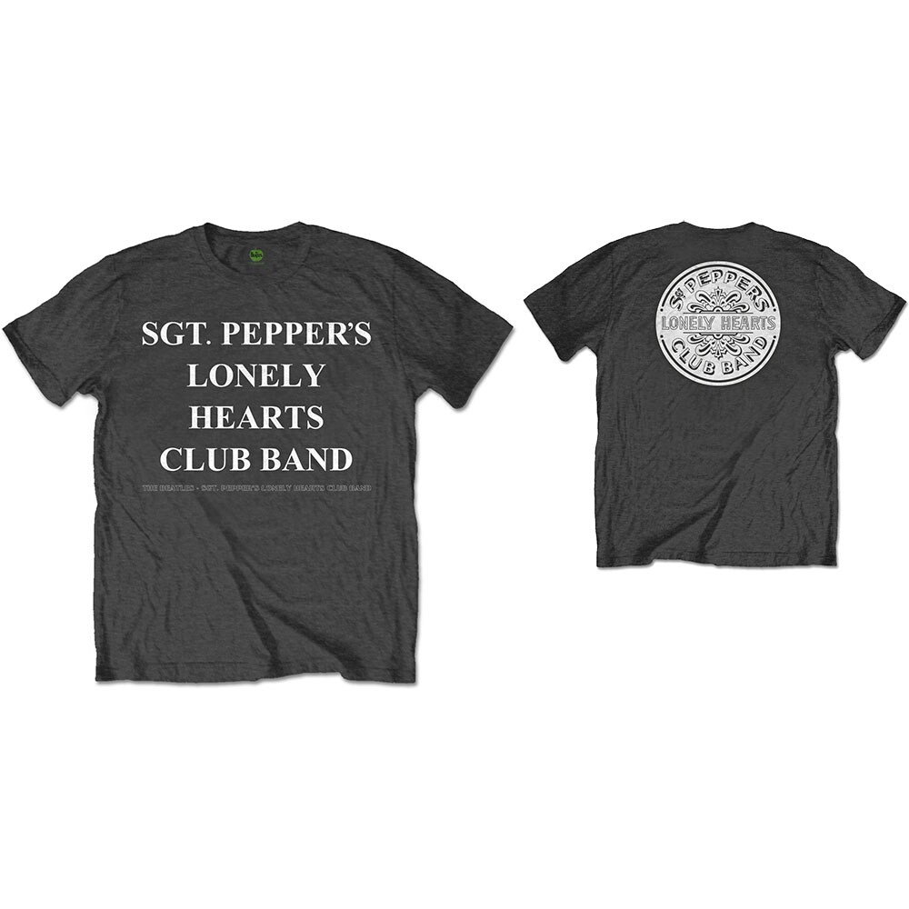 The Beatles Unisex T-Shirt: SPLHCB with Drum (Back Print) (XX-Large) - 2