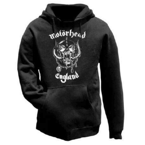 Motorhead Unisex Pullover Hoodie: England (Small)