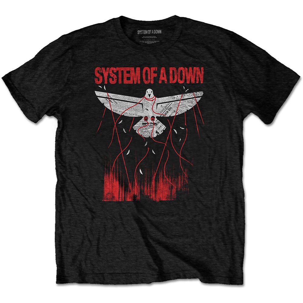 System Of A Down Unisex T-Shirt: Dove Overcome (Medium)