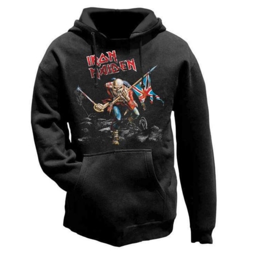 Iron Maiden Unisex Pullover Hoodie: The Trooper (Medium) - 2