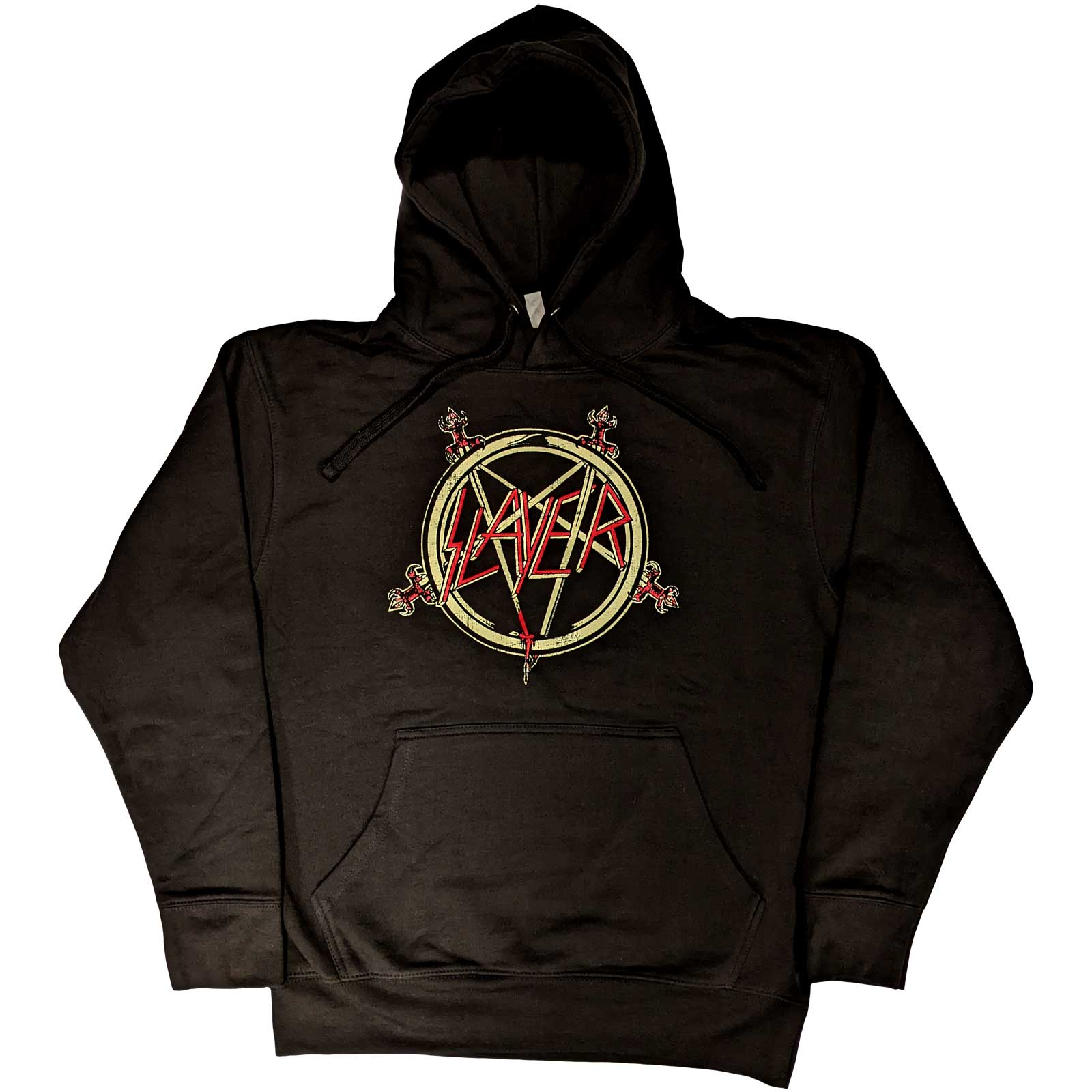 Slayer Unisex Pullover Hoodie: Pentagram (Small) - 2