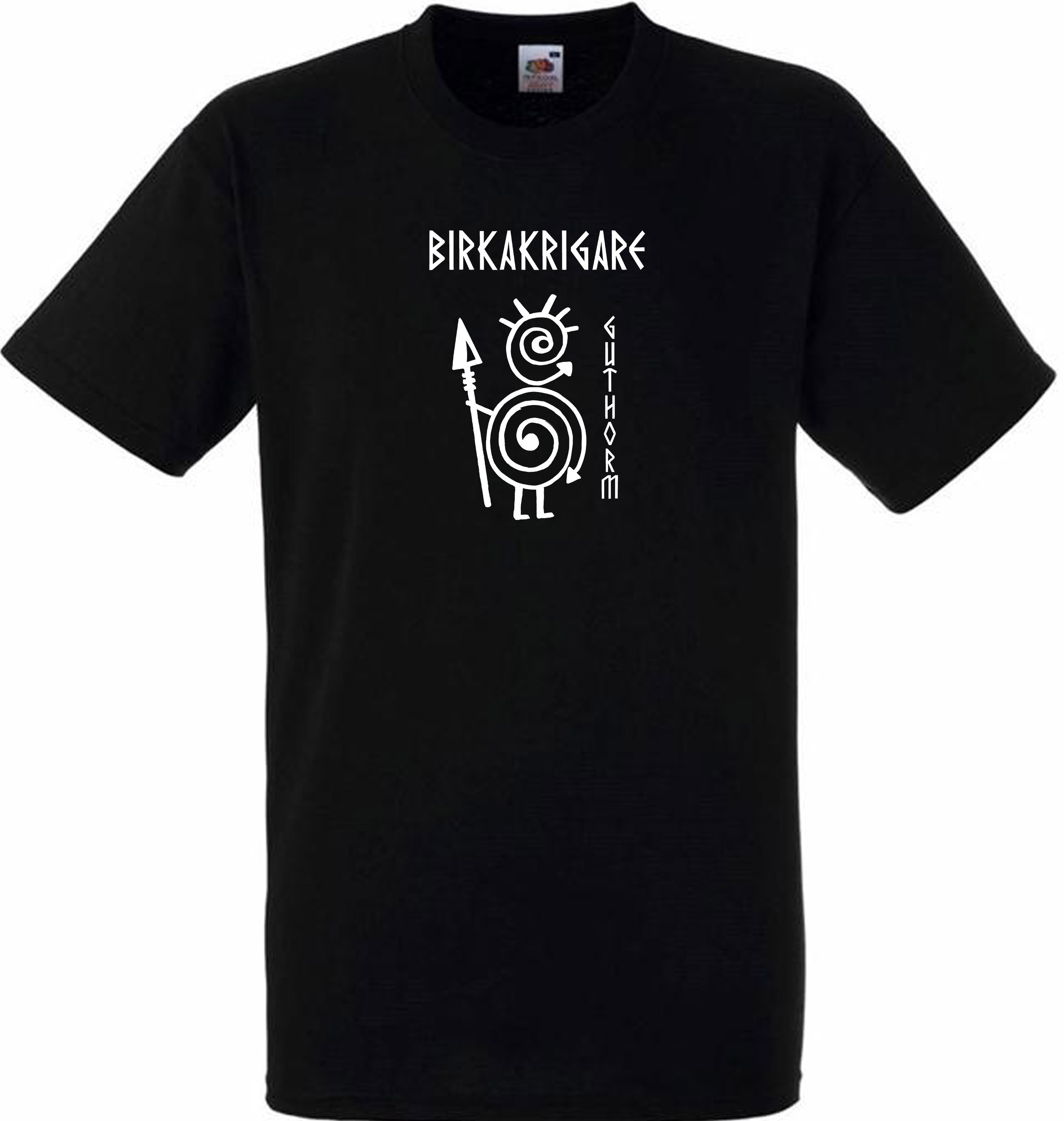 T-shirt: Birkakrigare - Guthorm - Viking Art Kollektion (Medium)