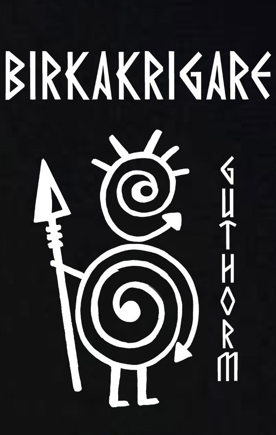 T-shirt: Birkakrigare - Guthorm - Viking Art Kollektion (Medium) - 2