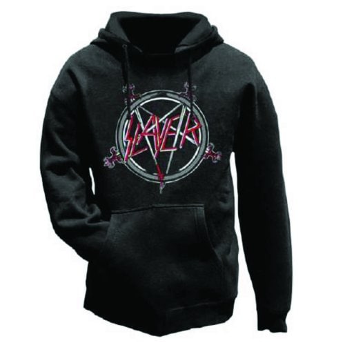 Slayer Unisex Pullover Hoodie: Pentagram (Large)