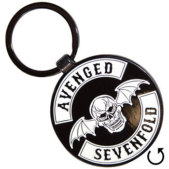 Avenged Sevenfold Keychain: Deathbat Crest (Double Sided)