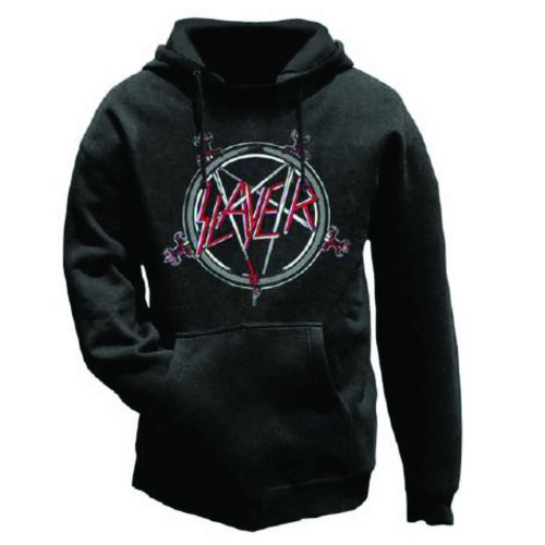Slayer Unisex Pullover Hoodie: Pentagram (X-Large)