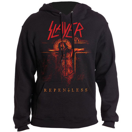 Slayer Unisex Pullover Hoodie: Repentless Crucifix (Medium)