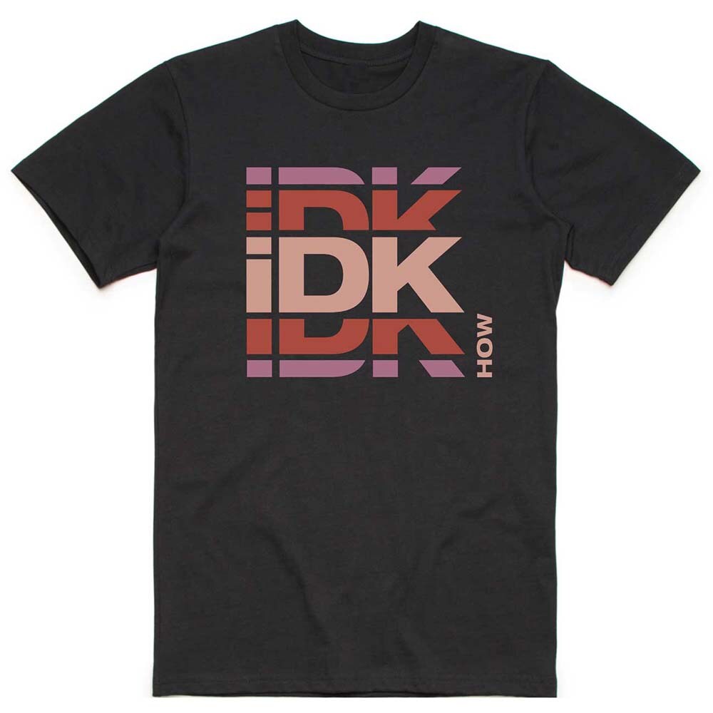iDKHow Unisex T-Shirt: Branded Logo (Medium)
