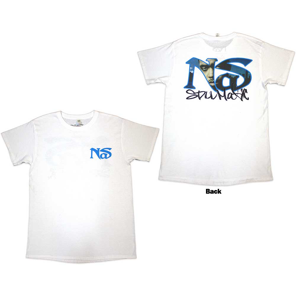 Nas Unisex T-Shirt: Still City Infill (Back Print) (Large)