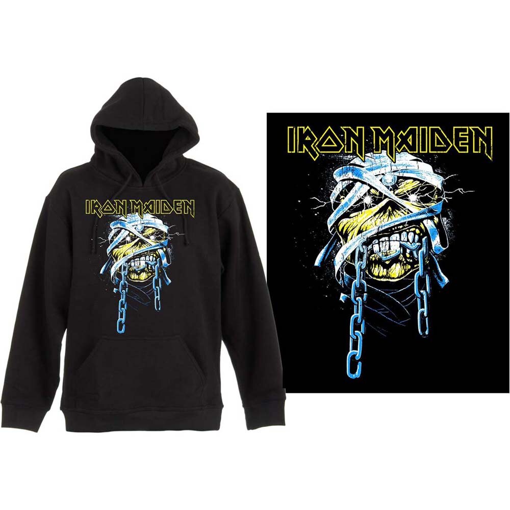 Iron Maiden Unisex Pullover Hoodie: Powerslave (X-Large) - 2