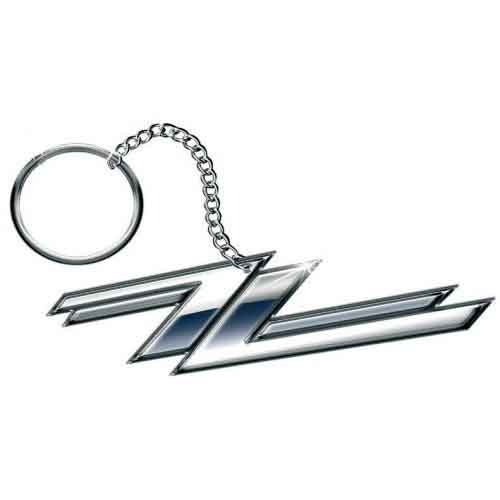 ZZ Top  Keychain: Twin Zees Logo