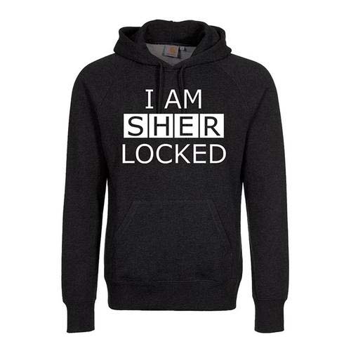 Sherlock Unisex Pullover Hoodie: I am Sherlocked (Large) - 2