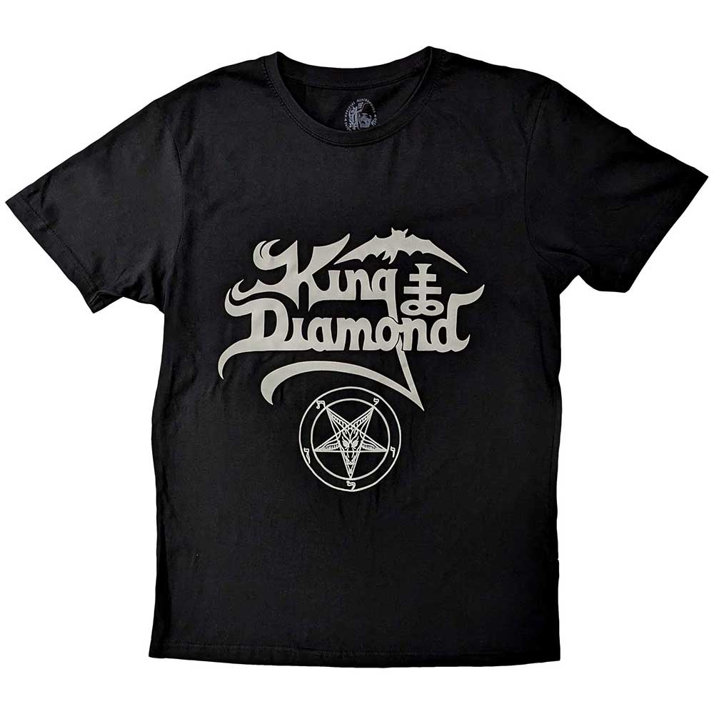 King Diamond Unisex T-Shirt: Logo  (Large)