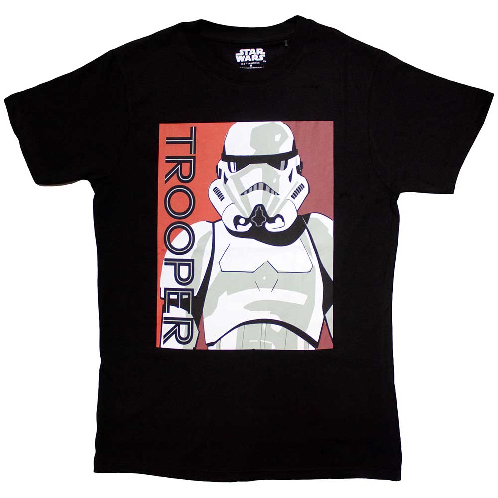 Star Wars Unisex T-Shirt: Trooper Card (Small)
