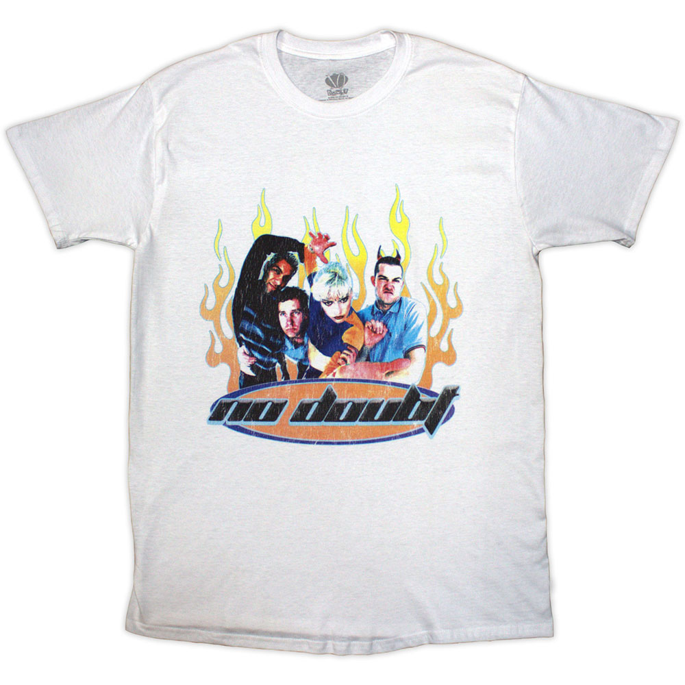 No Doubt Unisex T-Shirt: Flames (XX-Large)