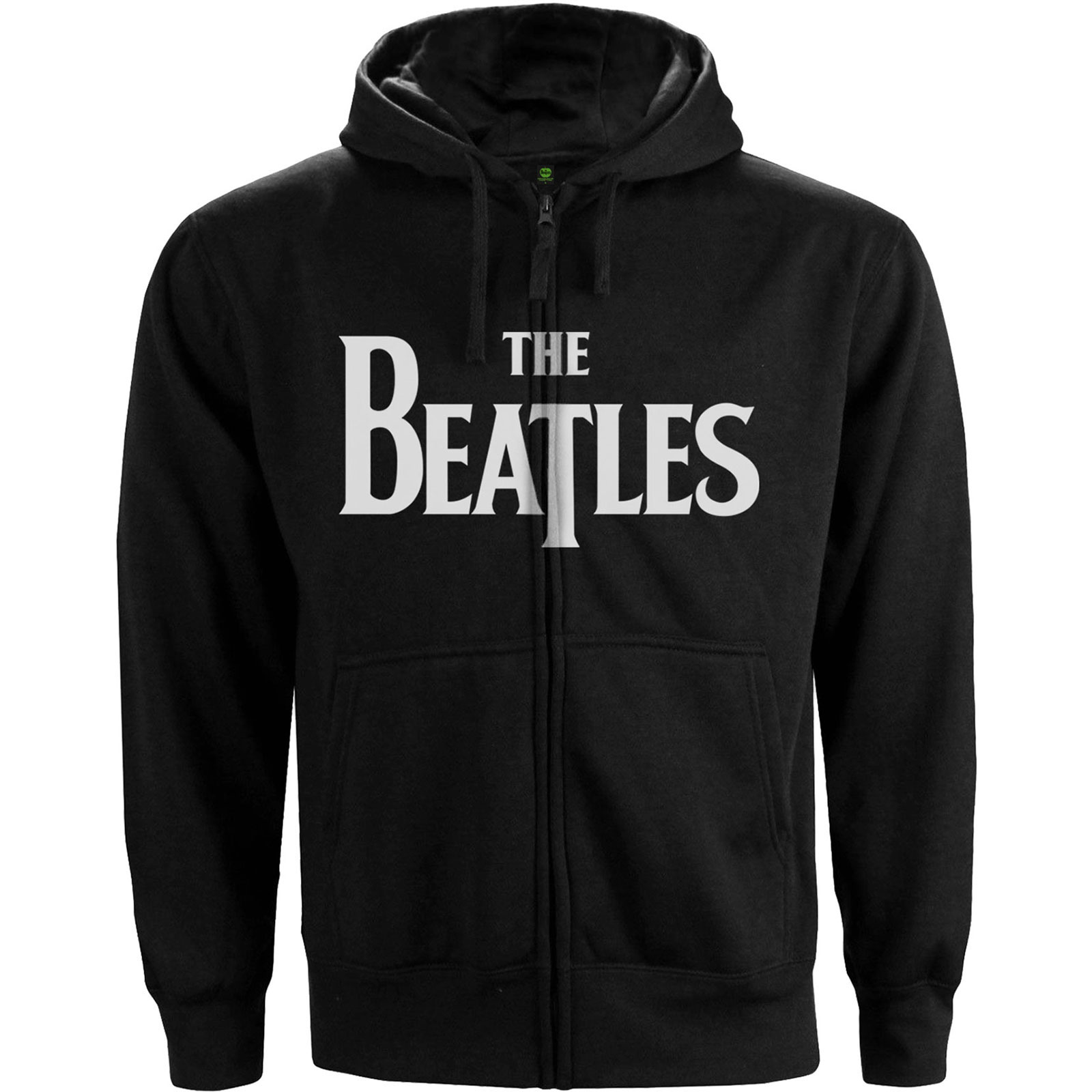The Beatles Unisex Zipped Hoodie: Drop T Logo (Large) - 3