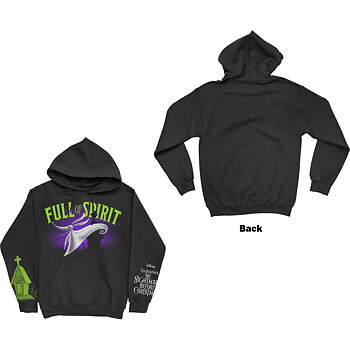 Disney Unisex Pullover Hoodie: The Nightmare Before Christmas Full of Spirit (Sleeve Print) (X-Large)