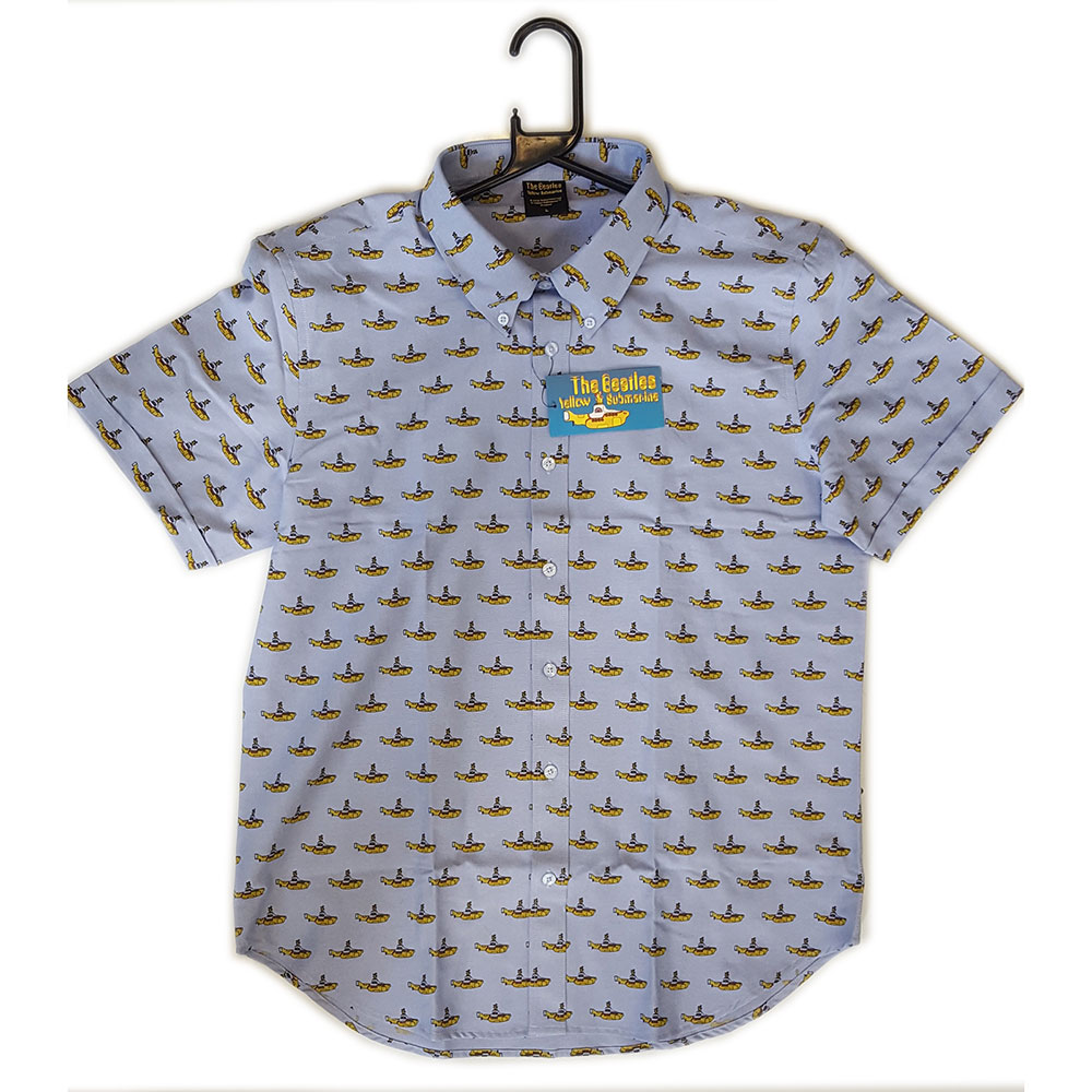 The Beatles Unisex Casual Shirt: Yellow Submarine (All Over Print) (Medium)