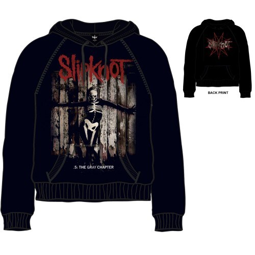 Slipknot Unisex Pullover Hoodie: .5 The Gray Chapter (Back Print) (Small) - 2