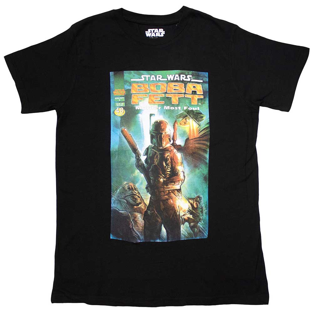 Star Wars Unisex T-Shirt: Boba Fett Comic Cover (X-Large)