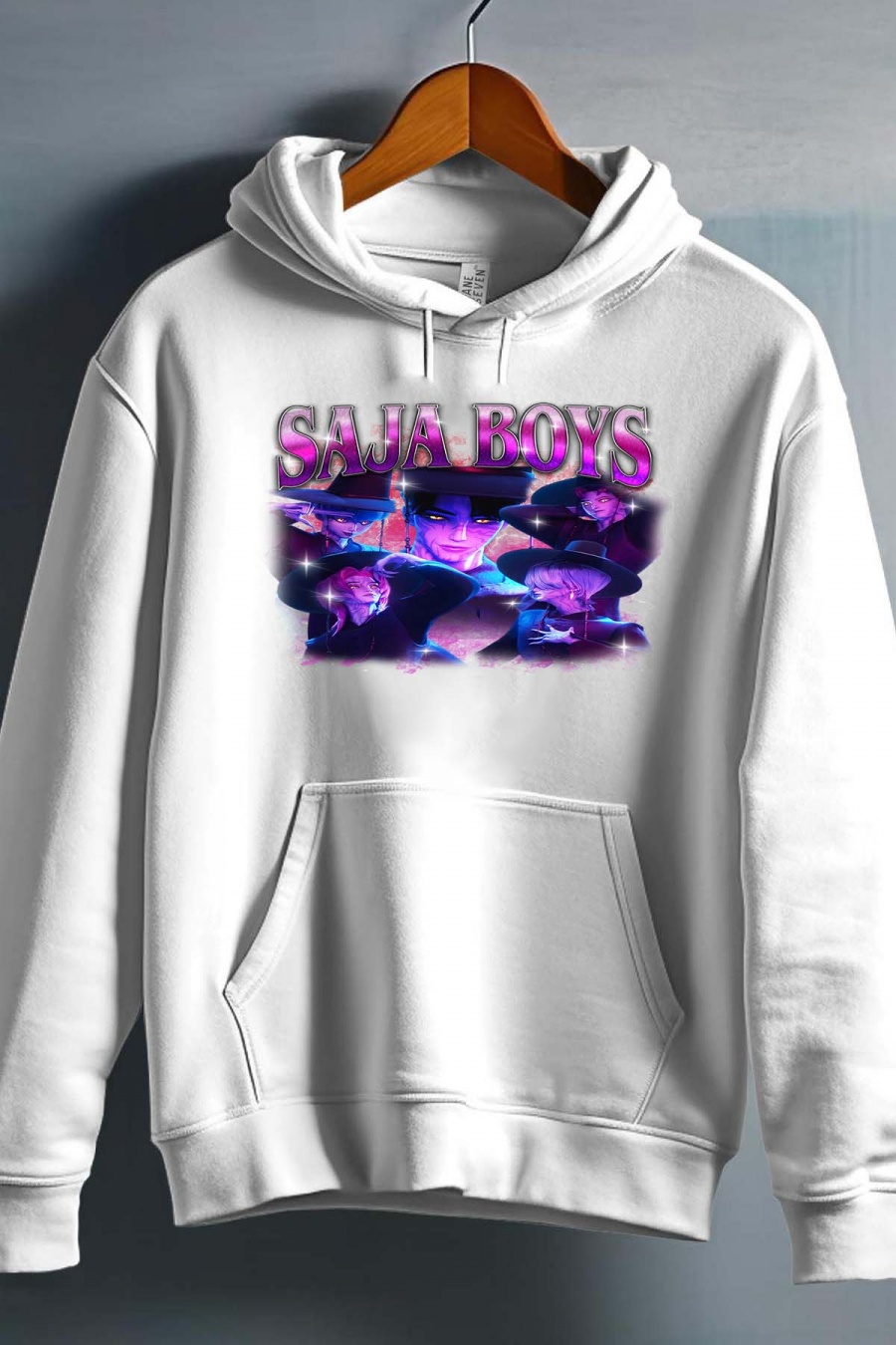 Saja Boys Kpop Demon Hunters Barn Hettegenser - Demons - Hvit - Unisex