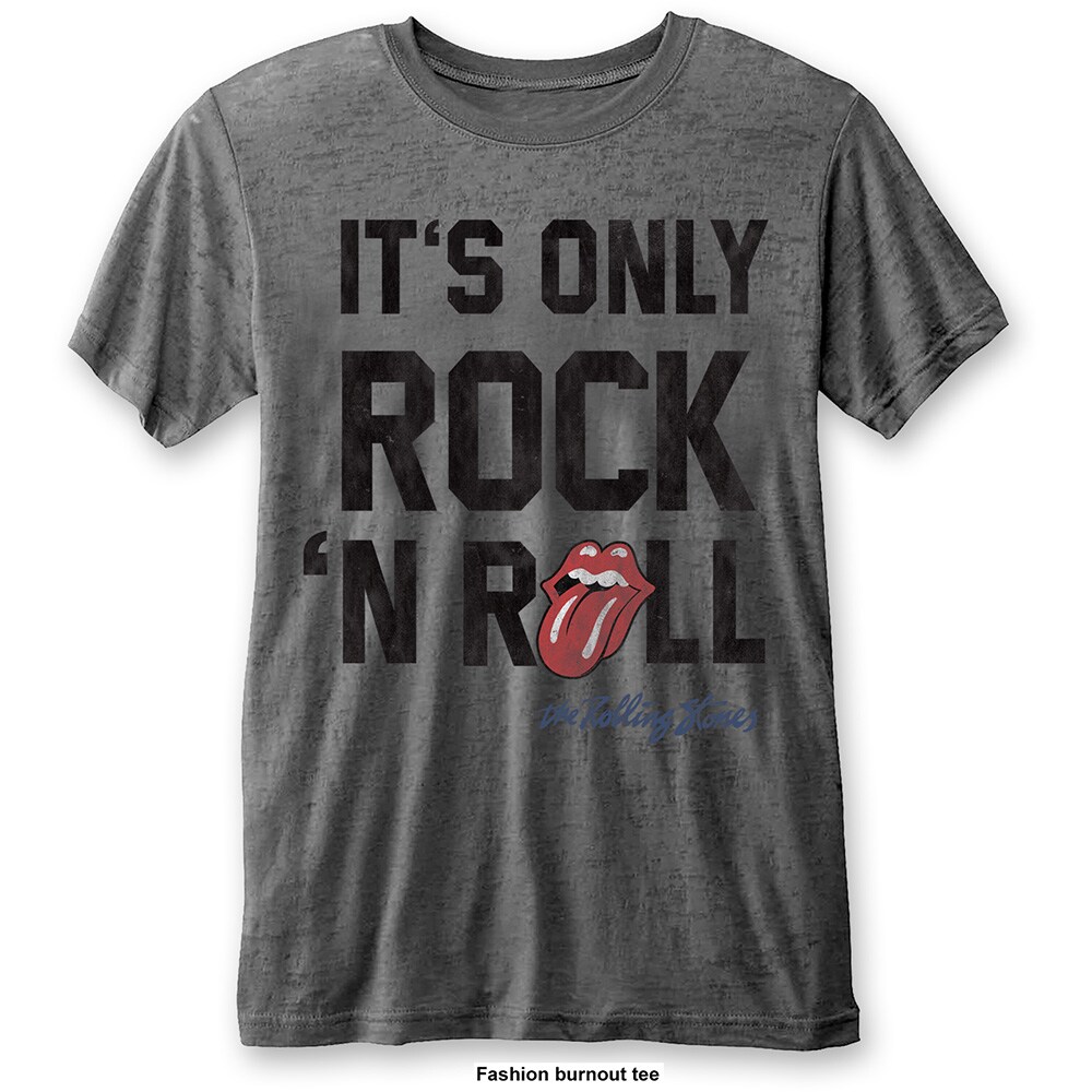The Rolling Stones Unisex Burn Out T-Shirt: It's Only Rock n' Roll (Small) - 2
