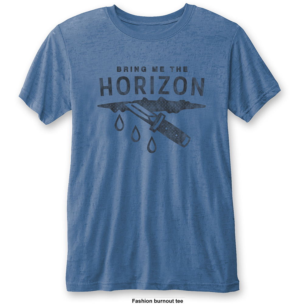 Bring Me The Horizon Unisex Burn Out T-Shirt: Wound (Small)