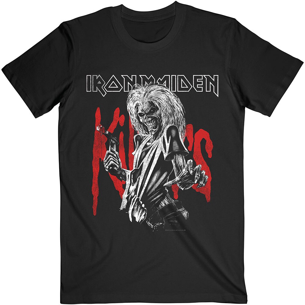 Iron Maiden Unisex T-Shirt: Killers Eddie Large Graphic Distress (X-Large)