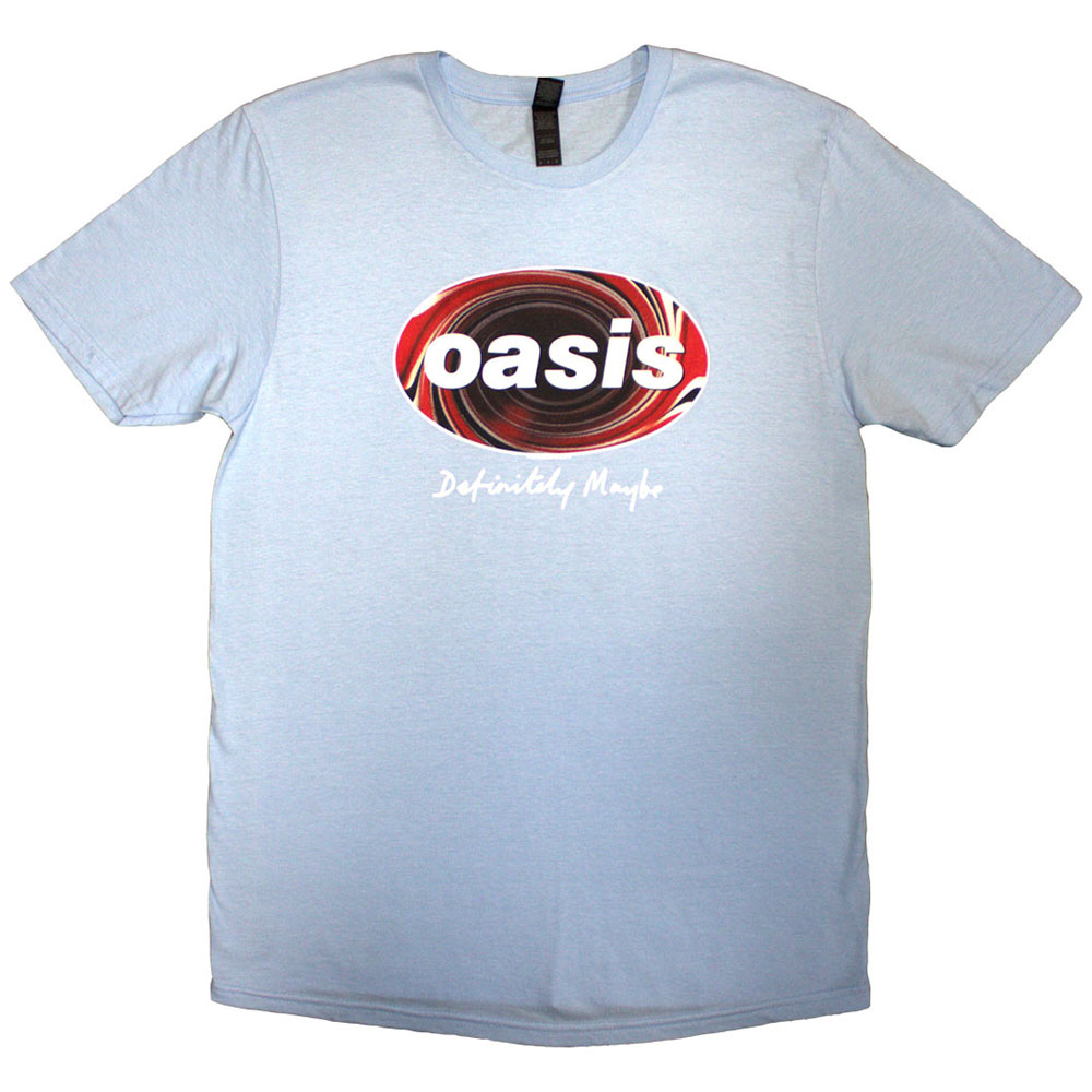Oasis Unisex T-Shirt: Definitely Maybe Union Jack Oval (X-Large)