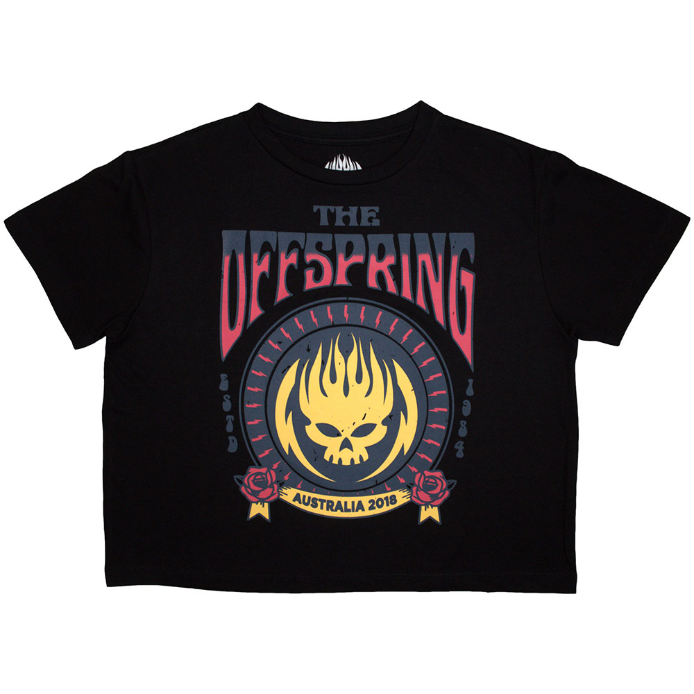 The Offspring Ladies Crop Top: Australia 2018 (X-Large)