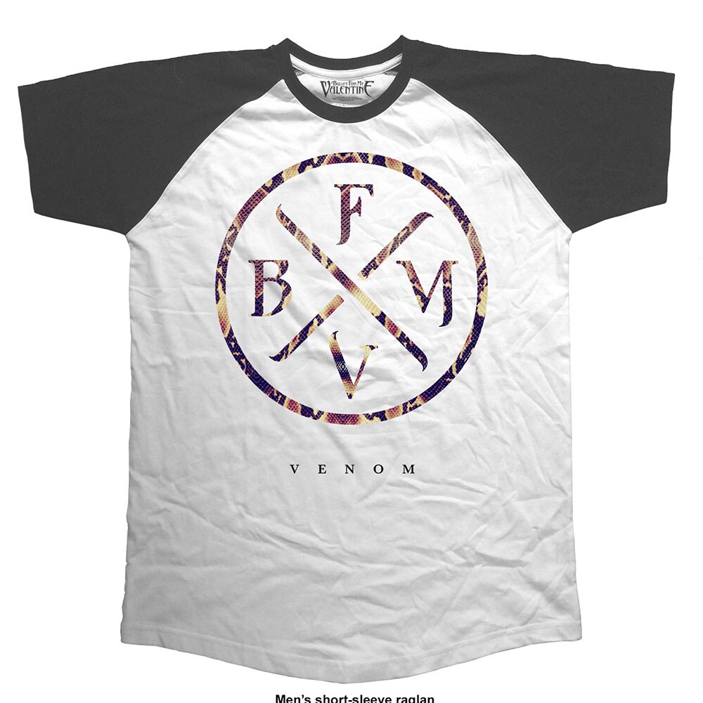Bullet For My Valentine Unisex Raglan T-Shirt: Venom (XX-Large) - 2