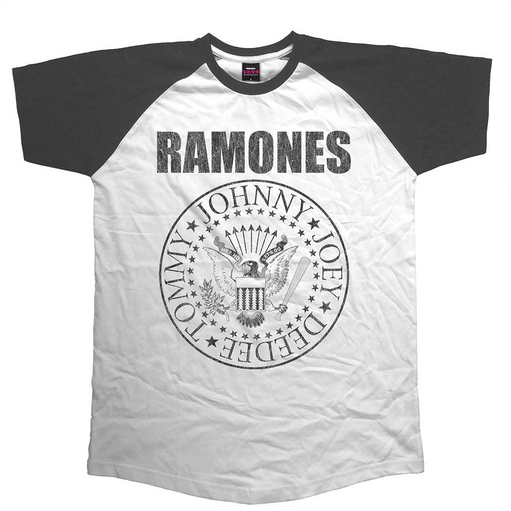 Ramones Unisex Raglan T-Shirt: Presidential Seal (XX-Large)
