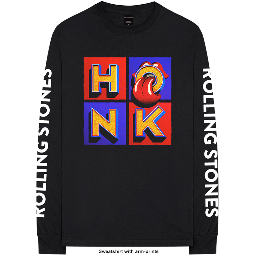 The Rolling Stones Unisex Sweatshirt: Honk Album/Sleeves (Sleeve Print) (Small)