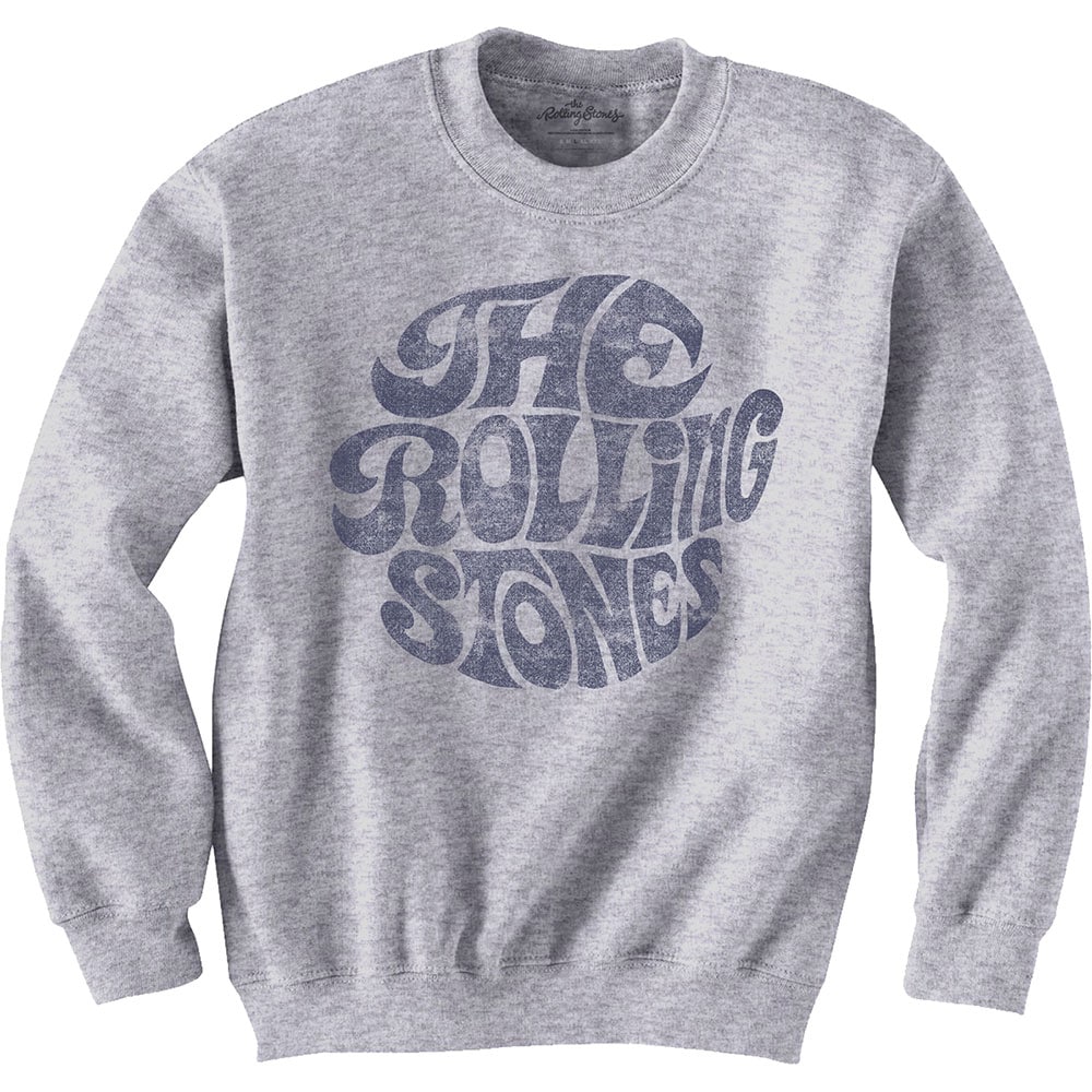 The Rolling Stones Unisex Sweatshirt: Vintage 70s Logo (Large)
