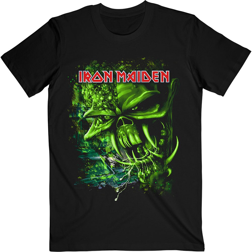 Iron Maiden Unisex T-Shirt: Final Frontier Green (Medium)