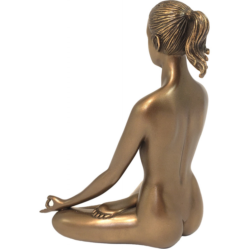 Statuett: Body Talk Yoga – Padmasana (lotusstilling) 14 cm - 2