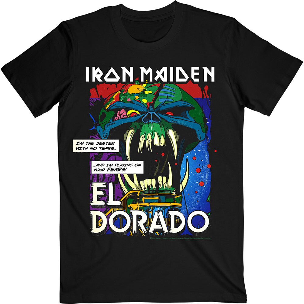 Iron Maiden Unisex T-Shirt: El Dorado (Medium)