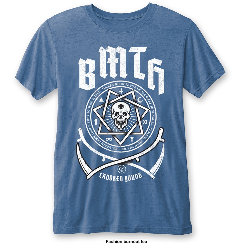 Bring Me The Horizon Unisex Burn Out T-Shirt: Crooked Young (Large) - 2