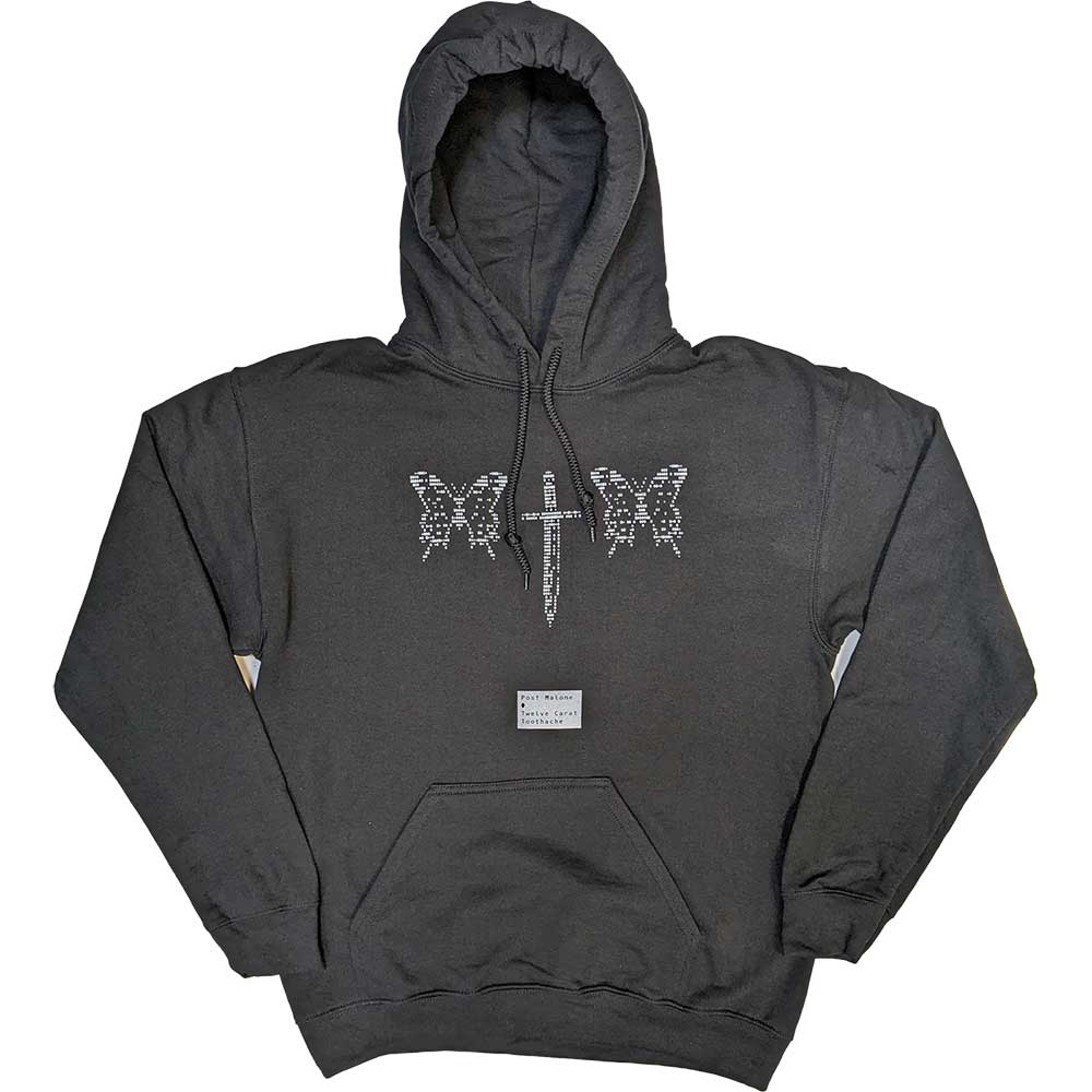Post Malone Unisex Pullover Hoodie: Butterfly Knife (Ex-Tour) (XX-Large)
